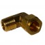 131-088 90 degree industrial compression fitting, 1/2 inch fitting, air over oil, fitting, brass, compression