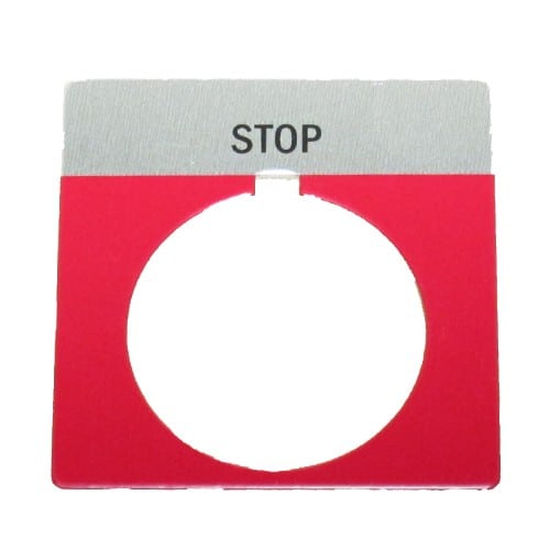 710-029 stop label, industrial, belt sanders, belt, sanders