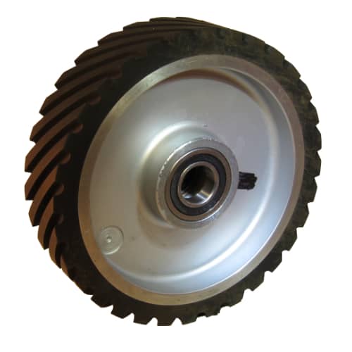 12 Contact Wheel Serrated Contact Rubber Wheel for Belt Grinder Sander Dynamically Balanced USA Stock 8 8