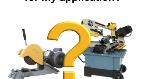 Do I use a chop saw and or band saw for my application?, chop saws, chop saw and or band saw, chop saw, shop, abrasive