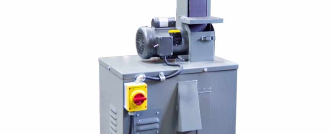 S460V 4 X 60 INCH SANDER WITH DUST COLLECTOR, machine, tool, deburring, deburr, safety, guide