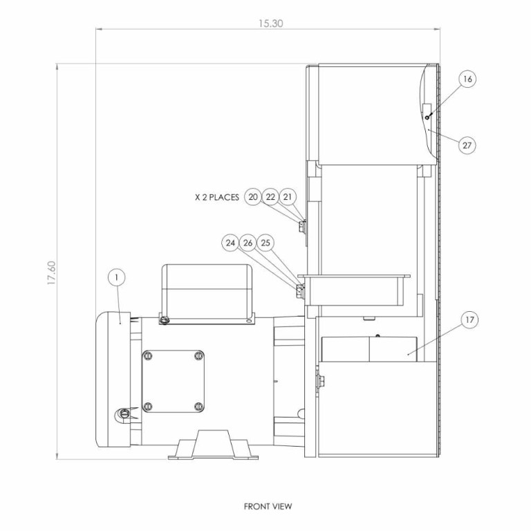 Kalamazoo S4S 4 x 36 Inch Industrial Sander