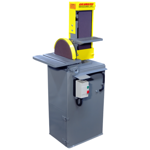belt and disc sander, aluminum castings, deburring machine parts, maintenance department, in maintenance department, general purpose sanding equipment, combination machine, machine shop, industrial machine shop, machining solution, top machine.